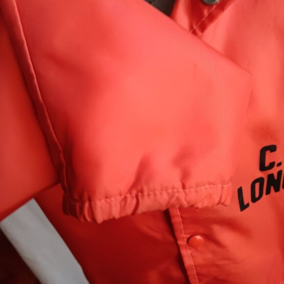 Men's Medium Vintage Nebraska Longhorns Coaches Jacket Flannel Lined 1980's - Picture 5 of 7